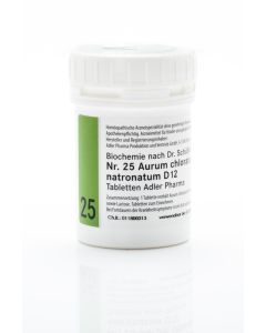Schüßler Salz Adler Nr. 25 D12 Tabletten, 100g 