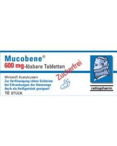 Mucobene lösbare Tabletten 600mg, 10 Stück