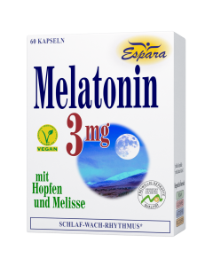 Espara Melatonin 3mg Kapseln, 60 Stk.
