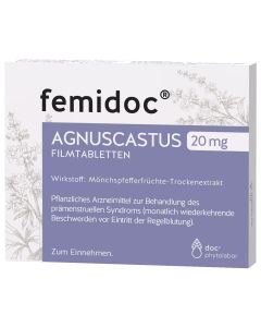 femidoc® AGNUSCASTUS 20 MG - FILMTABLETTEN, 90 Stk.