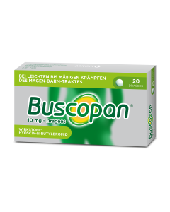 Buscopan® 10 mg – Dragees, 20 Stk.