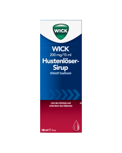 WICK                          HUSTENLOESER-SIRUP          200MG/15ML, 180ml