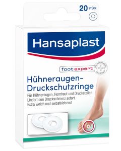 Hühneraugen Druckschutzringe, 20 Stück
