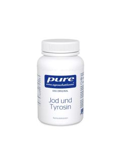 Pure Encapsulation Jod und Thyrosin, 60 Kapseln