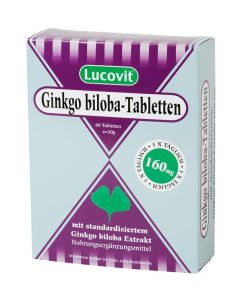 Lucovit Gingko biloba 160mg Tabletten, 60 Stk.