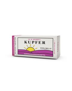 Dr. Grubers Kupfer Chelat Tabletten, 50 Stück