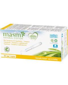 Masmi Organic Care - Bio Tampons Classic mit Applikator, 16 Stk.