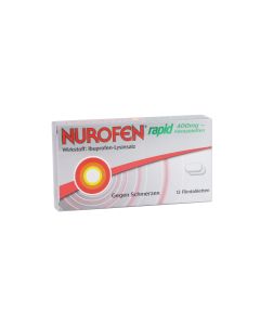 Nurofen Rapid 400 mg Filmtabletten, 12 Stk.