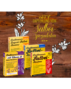 Dallmann´s Ingwer-Salbei Bonbons, 46g 