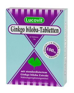Lucovit Gingko biloba 100 mg Tabletten, 60 Stk.