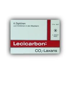Lecicarbon Suppositorium, 6 Stück