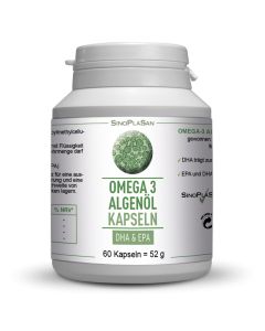 Omega-3 Algenöl DHA+EPA 60 Kapseln, 60 Stk.