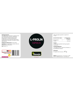 Hanoju L-Prolin Kapseln 400mg, 90 Stk.