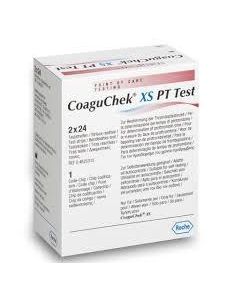 DIAGNOSTIKA U.ZUBEHOER        COAGU-CHEK                  XS PT 48 TEST