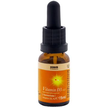 Vitamin D3+K2 Iasis – Sonnenliebe - Tropfen, 15ml