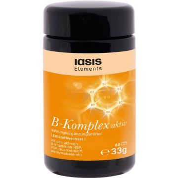 B-Komplex aktiv Iasis – Zellstoffwechsel, 60 Kapseln