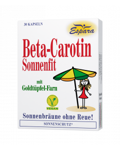 Espara Beta-Carotin-Sonnenfit Kapseln, 30 Stk.