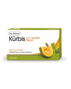 Dr. Böhm Kürbis nur 1 Tablette täglich, 90 Stk.