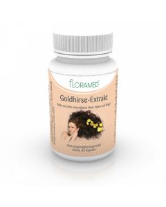 Floramed Goldhirse Extrakt - Haut,Haare, Nägel, 60 Stück