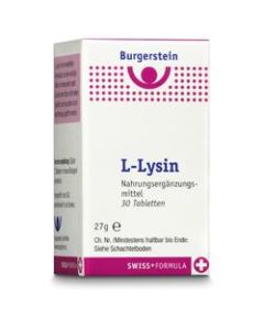 Burgerstein L-Lysin 500mg 30 Tabletten, 30 Stk.