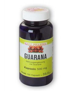 Guarana 500 mg Kapseln, 100 Stück