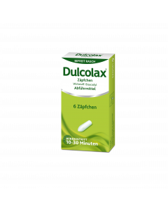 Dulcolax® 10 mg Zäpfchen, 6 Stk.