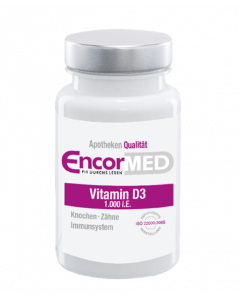 EncorMed Vitamin D3 1.000 i.E. Kapseln, 60 Stück