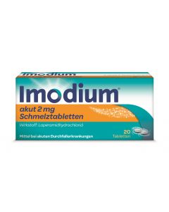Imodium akut 2mg, 20 Schmelztabletten