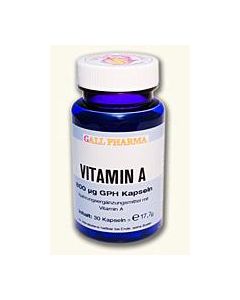 Vitamin A 800mcg Kapseln, 30 Stück