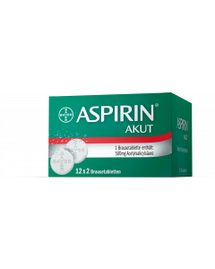 Aspirin Akut Migräne Brausetabletten, 24 Stück