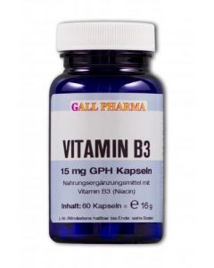 GPH Vitamin B3 15mg Kapseln, 60 Stück