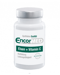 EncorMed Eisen+Vitamin C Kapseln, 30 Stück