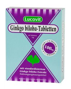 Lucovit Ginkgo Biloba Tabletten, 60 Stück