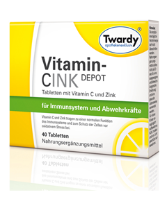 Twardy Vitamin Cink Depot, 40 Tabletten