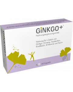 GINKGO                        170MG PLUS+GINSENG KOZBACH  +KNOBLAUCH +LECITHIN      +B1+B6+B12 KAPSELN, 60 Stück