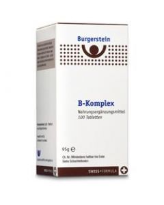 Burgerstein Vitamin B-Komplex, 100 Tabletten