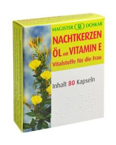Doskar Nachtkerzenöl plus Vitamin E 80 Kapseln, 80 Stück