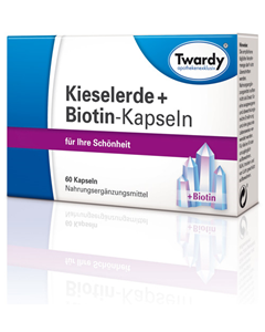 Twardy Kieselerde + Biotin, 60 Kapseln