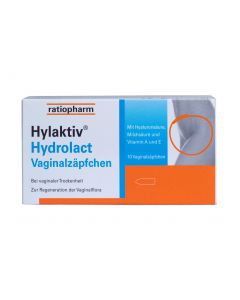 Hylaktiv Hydrolact Vaginalzäpfchen, 10 Stück