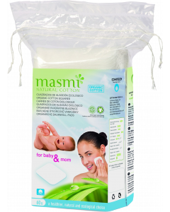Masmi Organic Care - Bio Reinigungspads, 60 Stk.