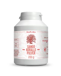 Sango-Koralle Pulver 100% 200 g, 200g 
