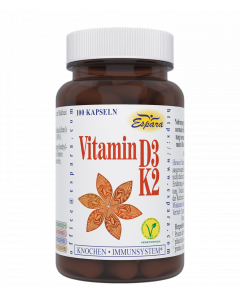 Espara Vitamin D3-K2 Kapseln, 100 Stk.