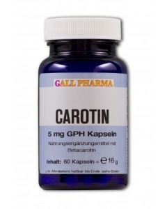 GPH Carotin 5mg Kapseln, 60 Stück