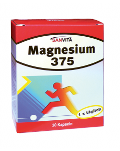 Sanvita Magnesium 375 30 Kapseln, 30 Stück