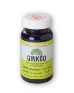 GPH Ginkgo 100mg Kapseln, 30 Stück