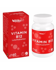 BjökoVit Vitamin B12 Lutschtabletten 500mcg vegan, 60 Stück