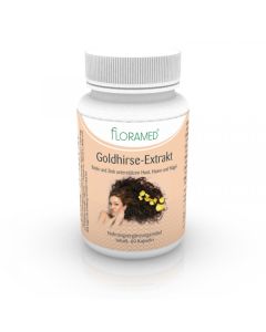 Floramed Goldhirse Extrakt - Haut,Haare, Nägel, 60 Stk.