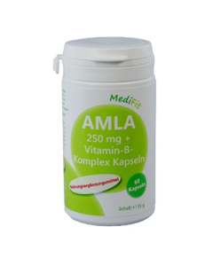 Amla 250mg + Vitamin-B-Komplex Kapseln, 60 Stk.