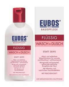 Eubos Wasch- und Duschemulsion ROT Flasche, 200ml