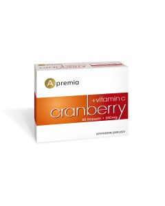 Apremia Cranberry mit Vitamin C Kapseln, 60 Stk.